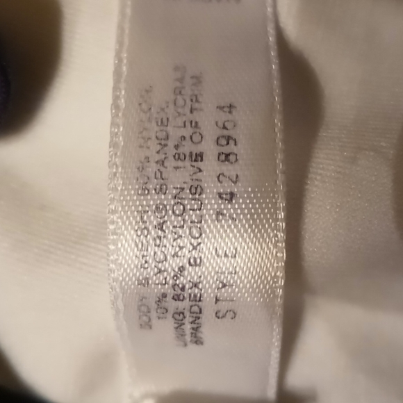 Tommy Hilfiger Women's Sport Shirt Navy Blue w WhiteTrim n Spaghetti Straps SZ M - Picture 9 of 11